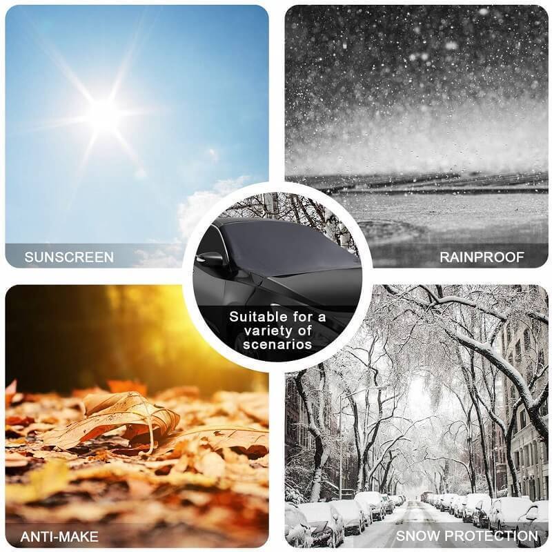 ☃❄ Magneettinen Auton Tuulilasin Lumipeite ❄