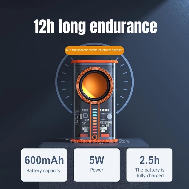 ✨ Rajoitetun ajan tarjous ✨-Läpinäkyvä Langaton Bluetooth-Kaiutin