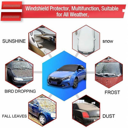 ☃❄ Magneettinen Auton Tuulilasin Lumipeite ❄