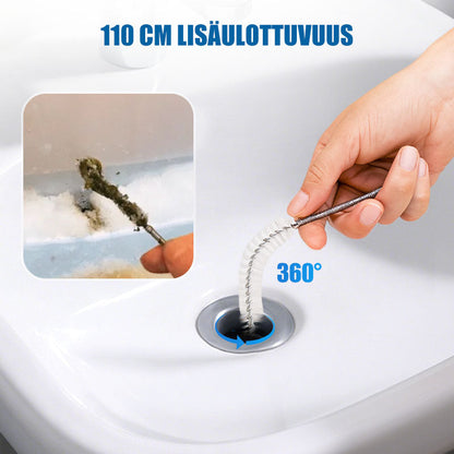 Jääkaappi tyhjä ja puhdistussarja