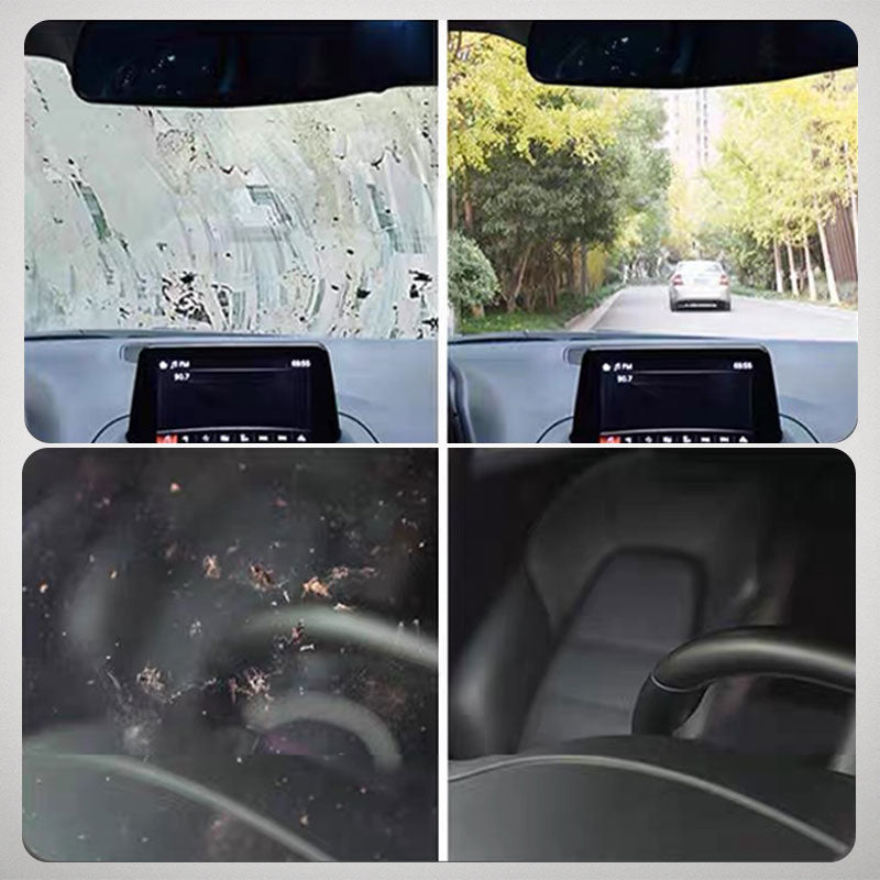 Auton lasin pinnoitus- ja öljykalvonpoistoaine