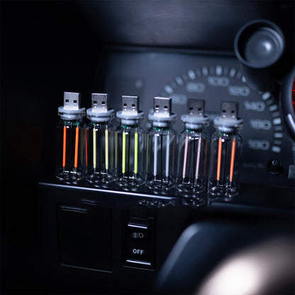 Kannettava kosketusohjattava lasipallo USB-yövalo