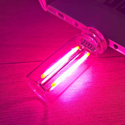 Kannettava kosketusohjattava lasipallo USB-yövalo