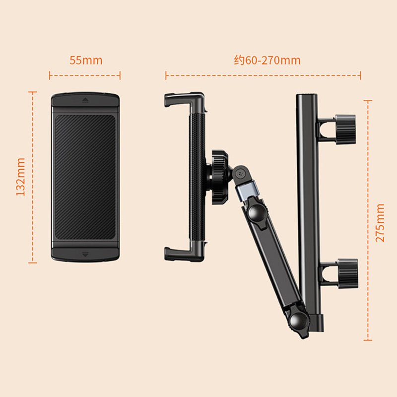 Tablettiteline auton niskatukeen